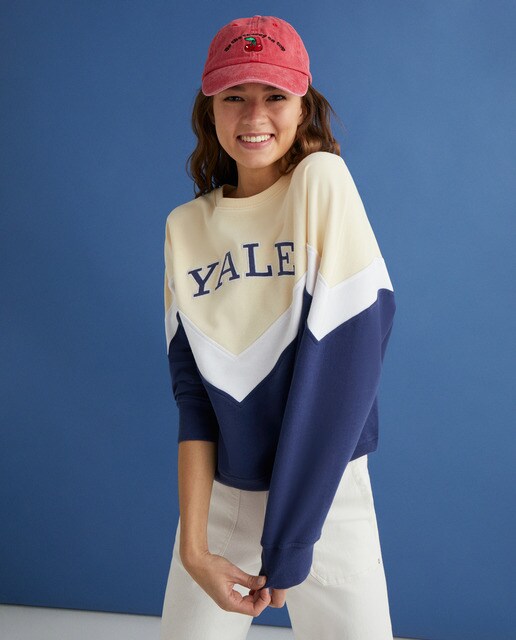 Sudadera de mujer licencia YALE cuello caja · Green Coast · El Corte Inglés
