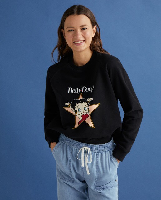 Sudadera de mujer licencia BETTY BOOP cu