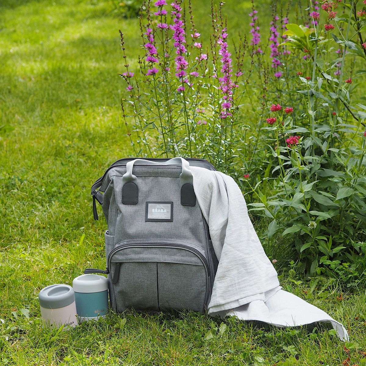 Mochila Muda Fraldas Wellington Cinzento-claro-12