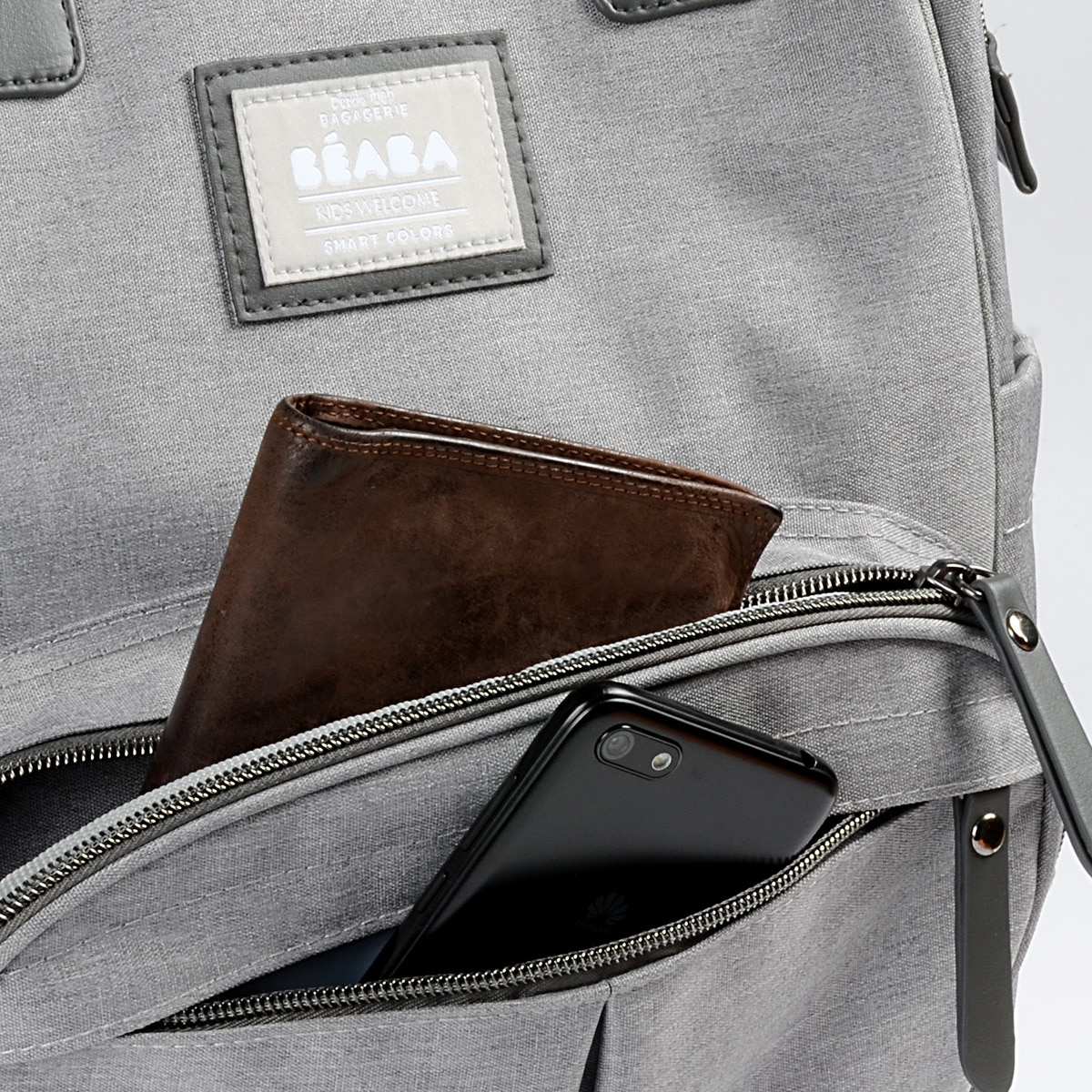 Mochila Muda Fraldas Wellington Cinzento-claro-7