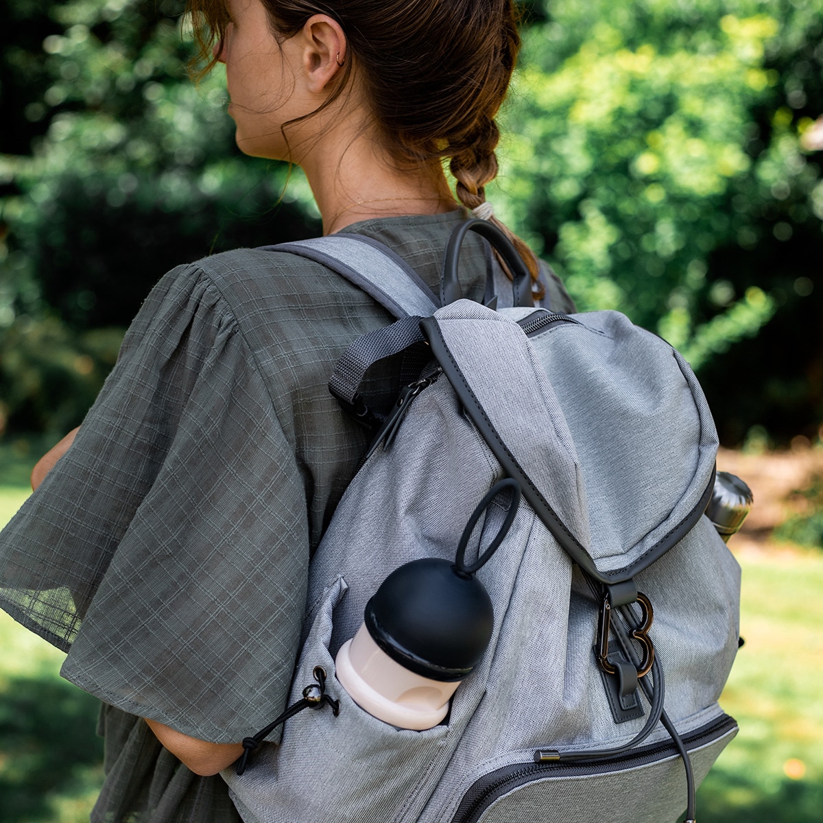 Mochila Beaba Heather Cinzento-18