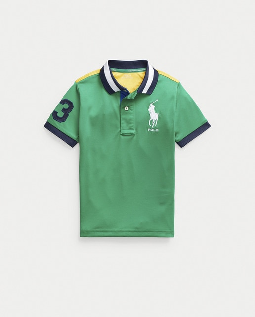 Imagen 0 de Polo de niño verde caballo grande