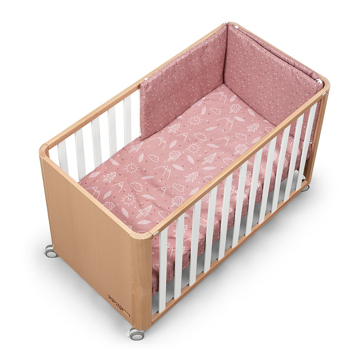 Cuna de colecho ( 120x60cm ) Cotinfant Doco Sleeping Wood natural