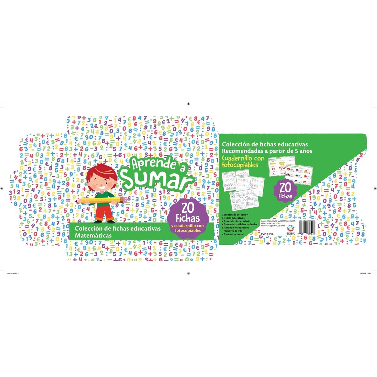 Cajas Educativas. Matemáticas: Suma.  (Tapa blanda) 4