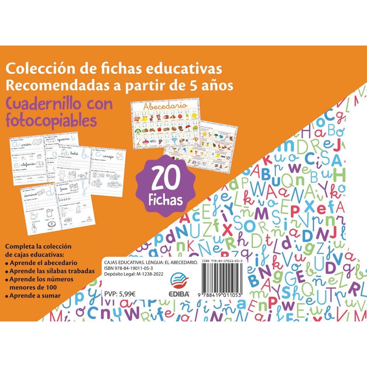 Cajas Educativas. Lengua: El Abecedario. (Tapa blanda) 3