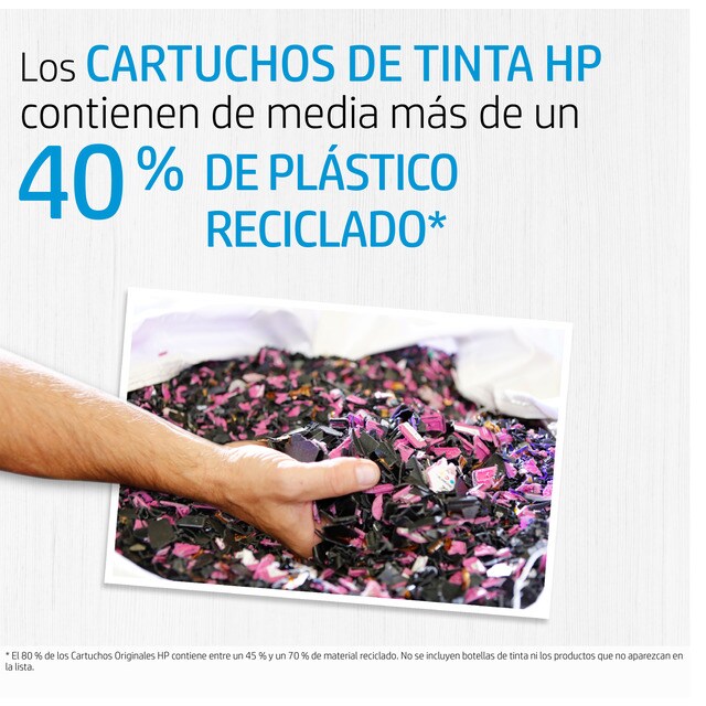 Pack ahorro original 2 cartuchos tinta HP 302 Negro + HP 302 Tri-color  (X4D37AE) · El Corte Inglés