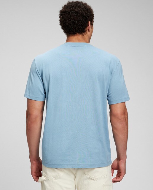 Camiseta azul de hombre de manga corta · GAP · El Corte Inglés