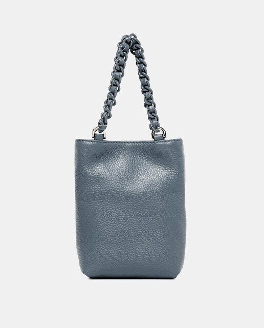 Bolso de hombro mini Camilla de piel en azul claro con asa bandolera · Gianni  Chiarini · El Corte Inglés