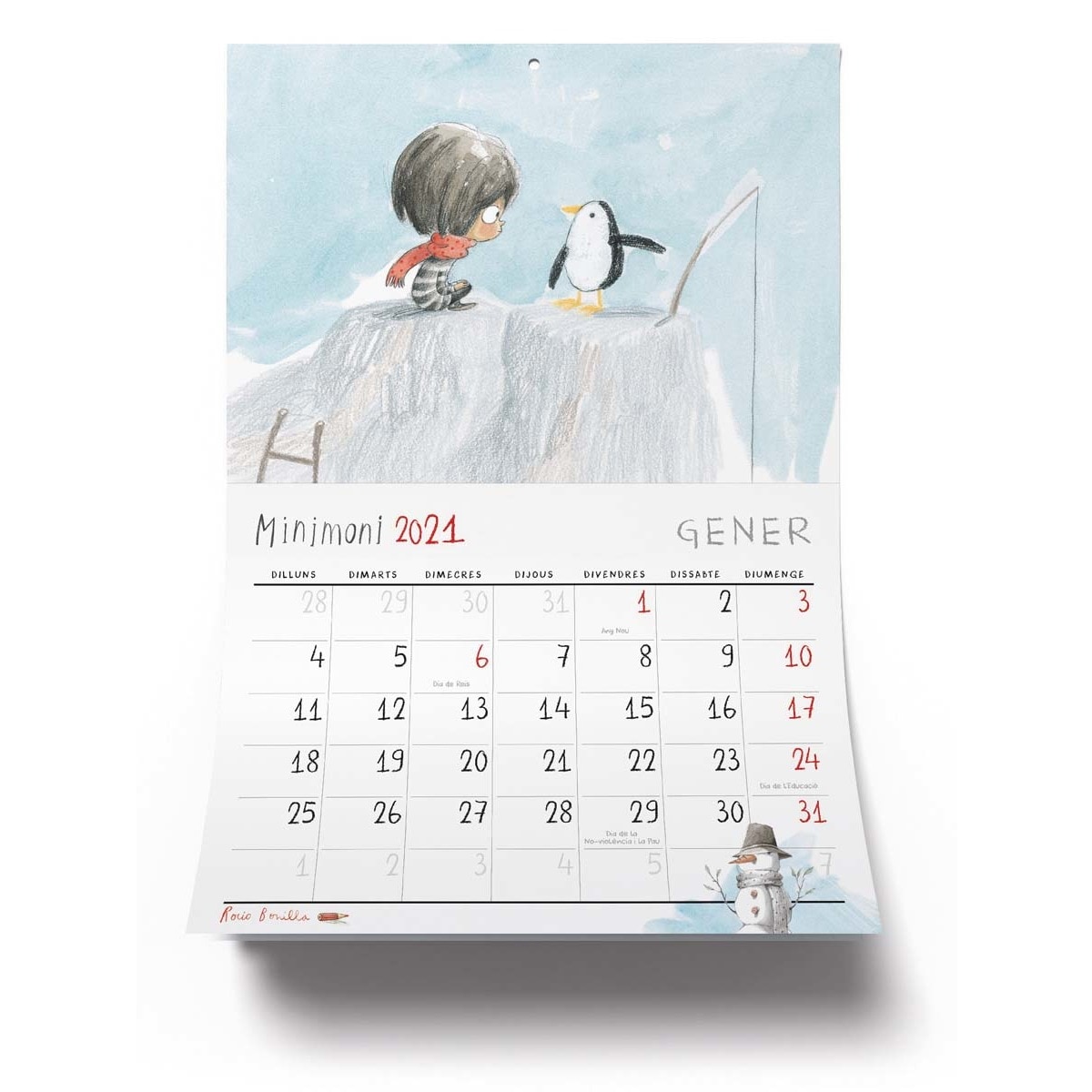 Calendari Minimoni 2021 (Capa mole) 1