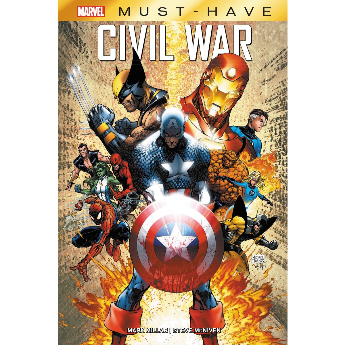 Imagem 0 de Marvel must have civil war (Capa dura)