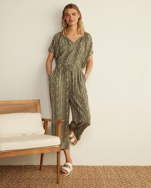 Blusa de mujer manga corta estampado · Southern Cotton · El Corte Inglés