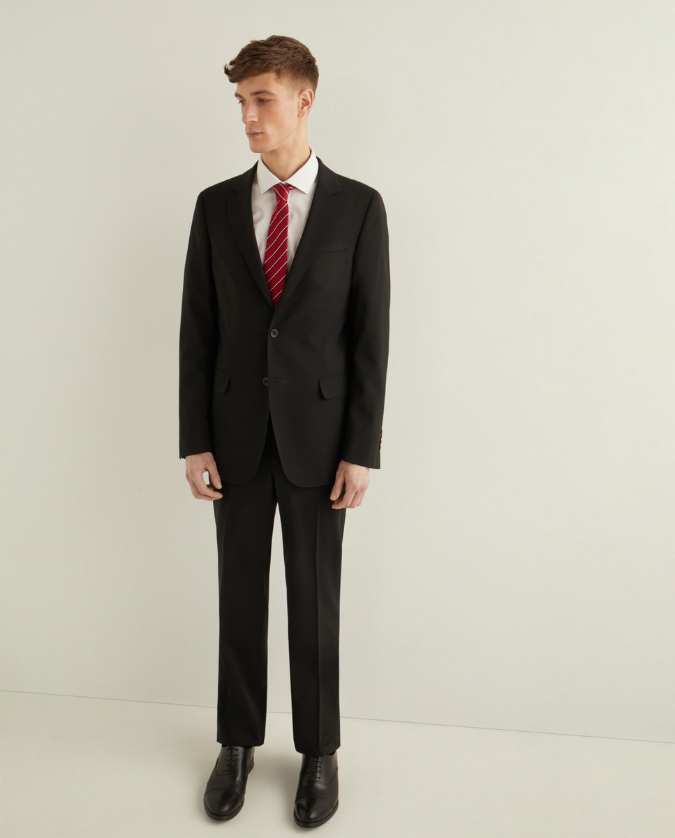 Imagem 0 de Blazer Liso de Lã - Preto