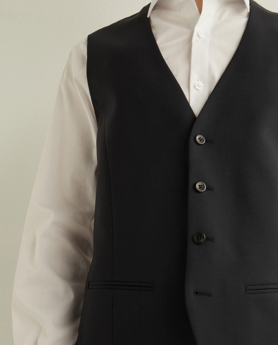 Colete Formal Liso - Azul Azul-marinho-3