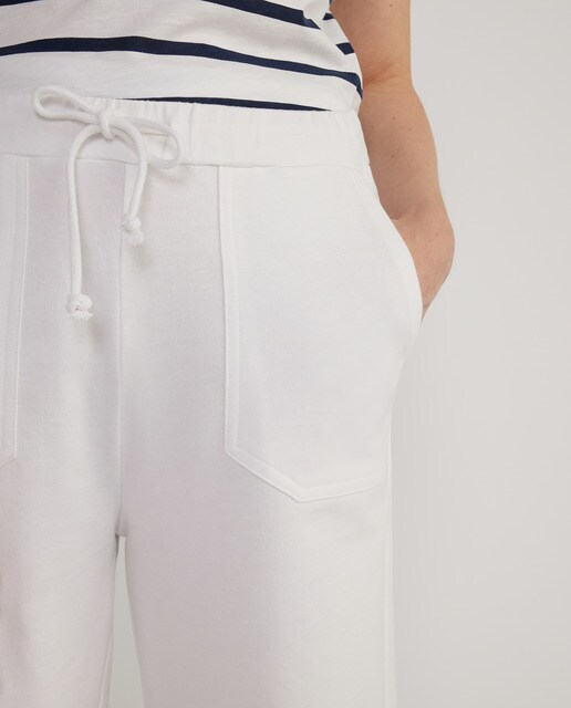 Pantalón de mujer cropped de felpa · Woman El Corte Inglés · El Corte Inglés