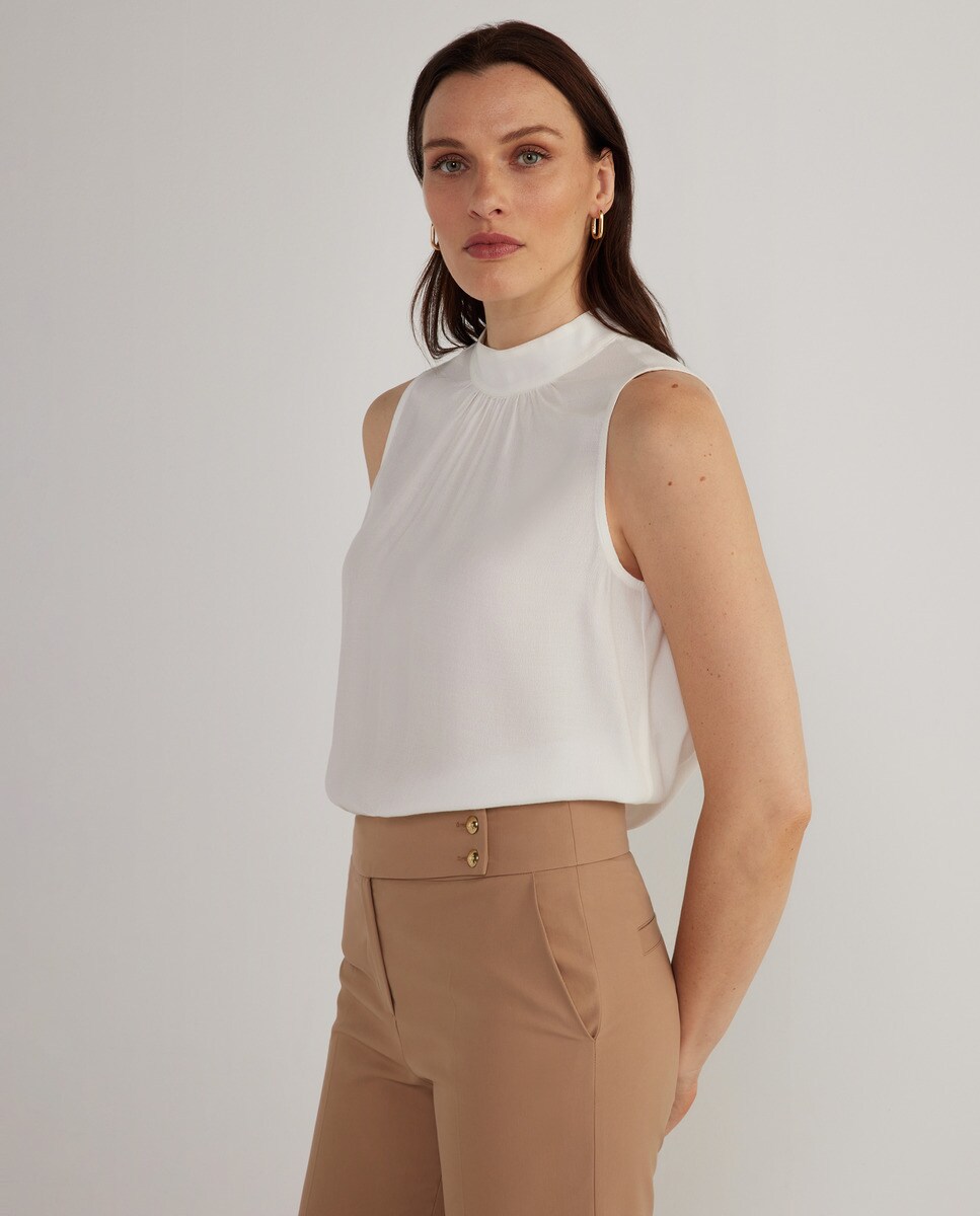 Blusa de mujer escote halter lunares · Woman El Corte Inglés · El Corte  Inglés