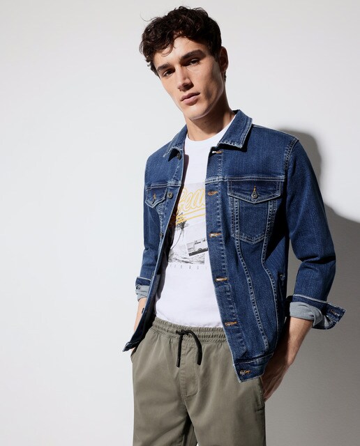 Cazadora vaquera de hombre azul · Easy Wear · El Corte Inglés