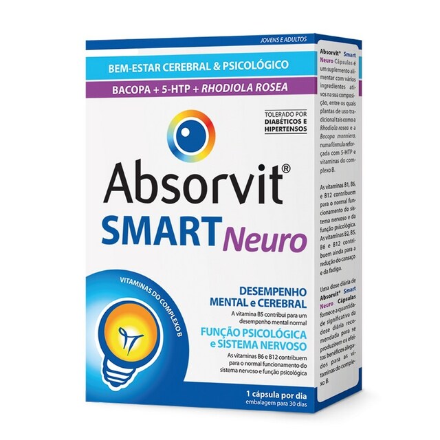 Imagem 0 de Suplemento Alimentar Smart Neuro - 30 cápsulas