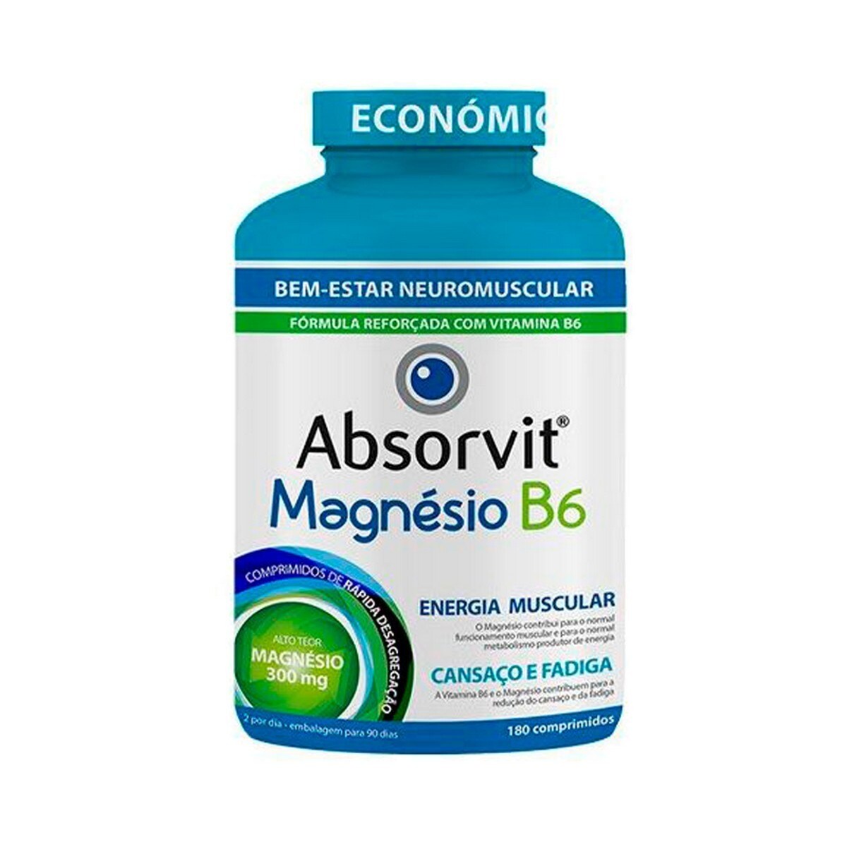 Suplemento Alimentar Magnésio + B6 - 180 comp. 1
