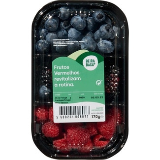 Frutas do Bosque Trimix embalagem 170 g