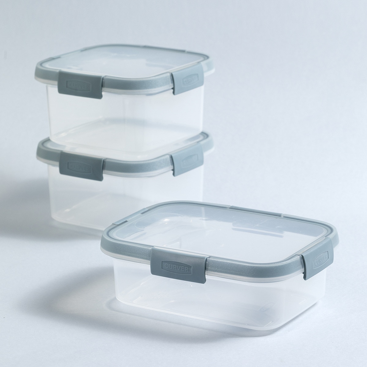 Recipiente hermético rectangular Smart Eco Line Fresh Curver Transparente-2