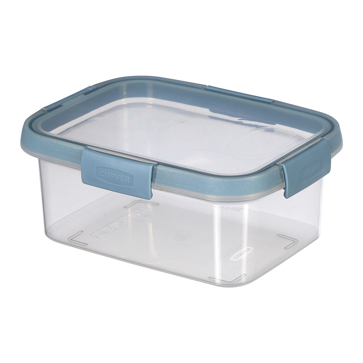 Recipiente hermético rectangular Smart Eco Line Fresh Curver Transparente-1