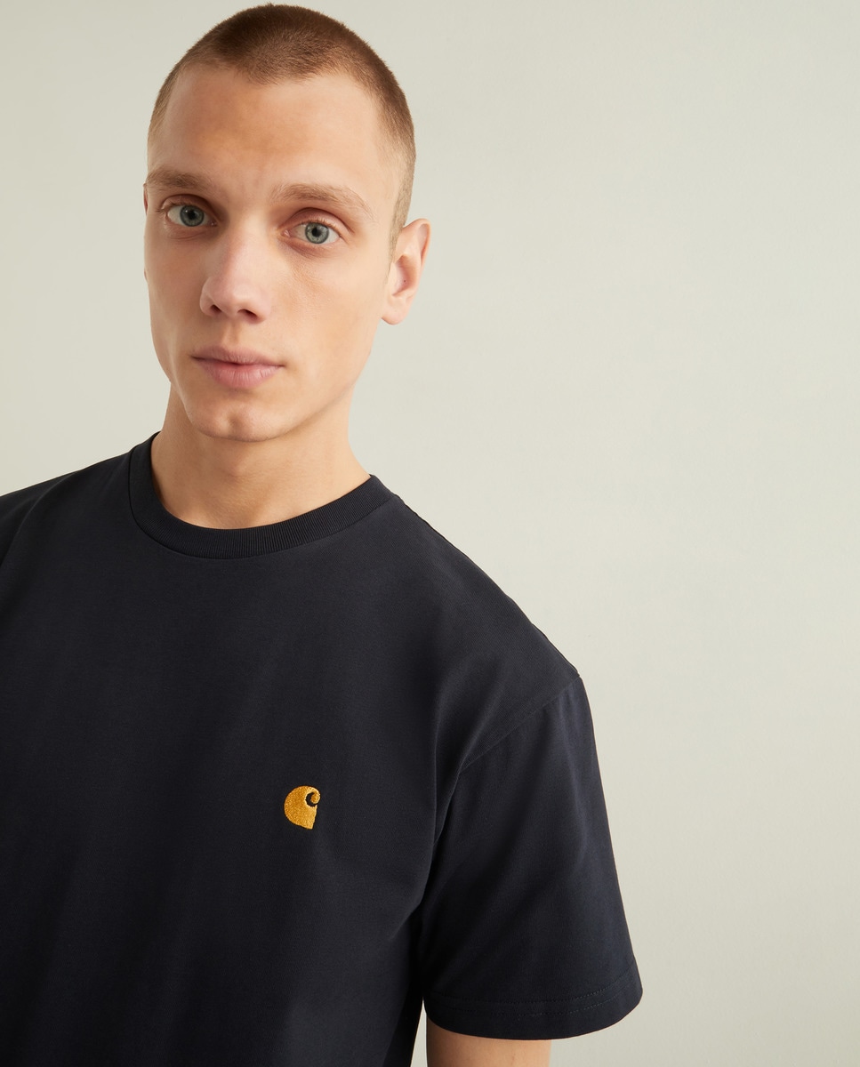 Imagen 2 de Camisetas de hombre S/S Chase T-Shirt - Carhartt WIP - Azul Azul