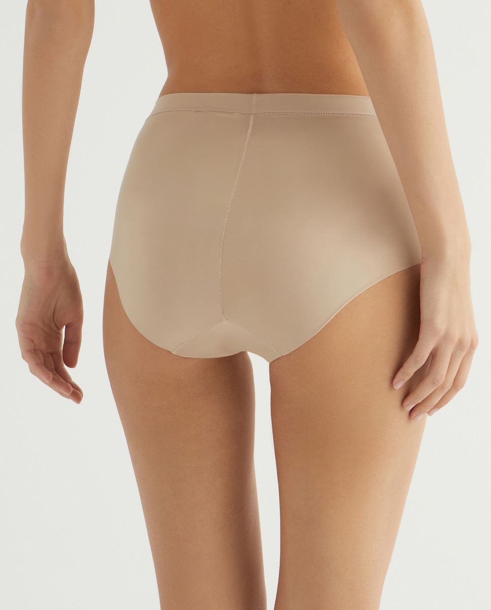 Cueca de biquíni de poliamida Areia-2