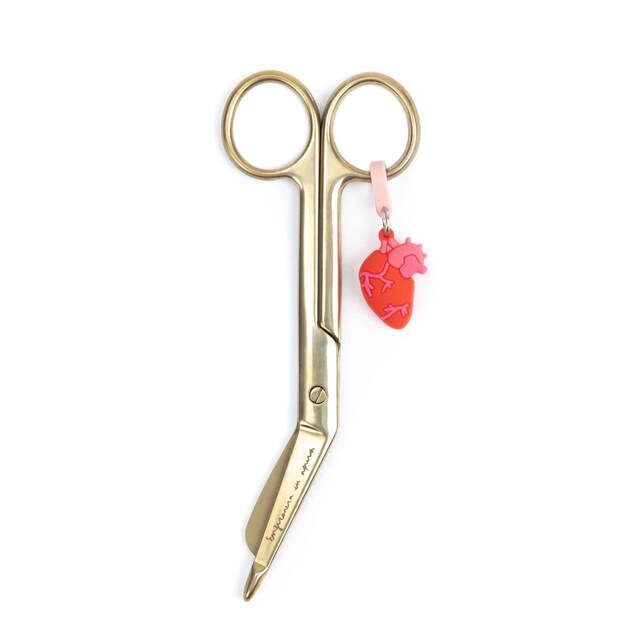 Imagen 0 de Tijeras Enfermera en Apuros Corazón Dorado