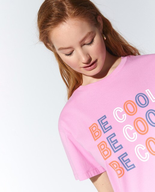 Vestido camiseta larga de mujer con estampado · Easy Wear · El Corte Inglés