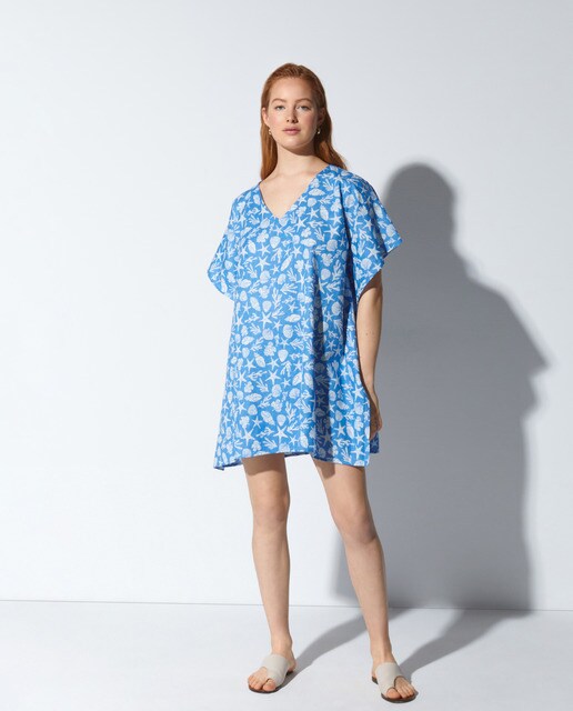 Kaftan estrellas corales azul · Easy Wear · El Corte Inglés