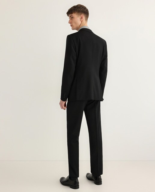 Traje de hombre slim fit liso negro · Emporio Armani · El Corte Inglés