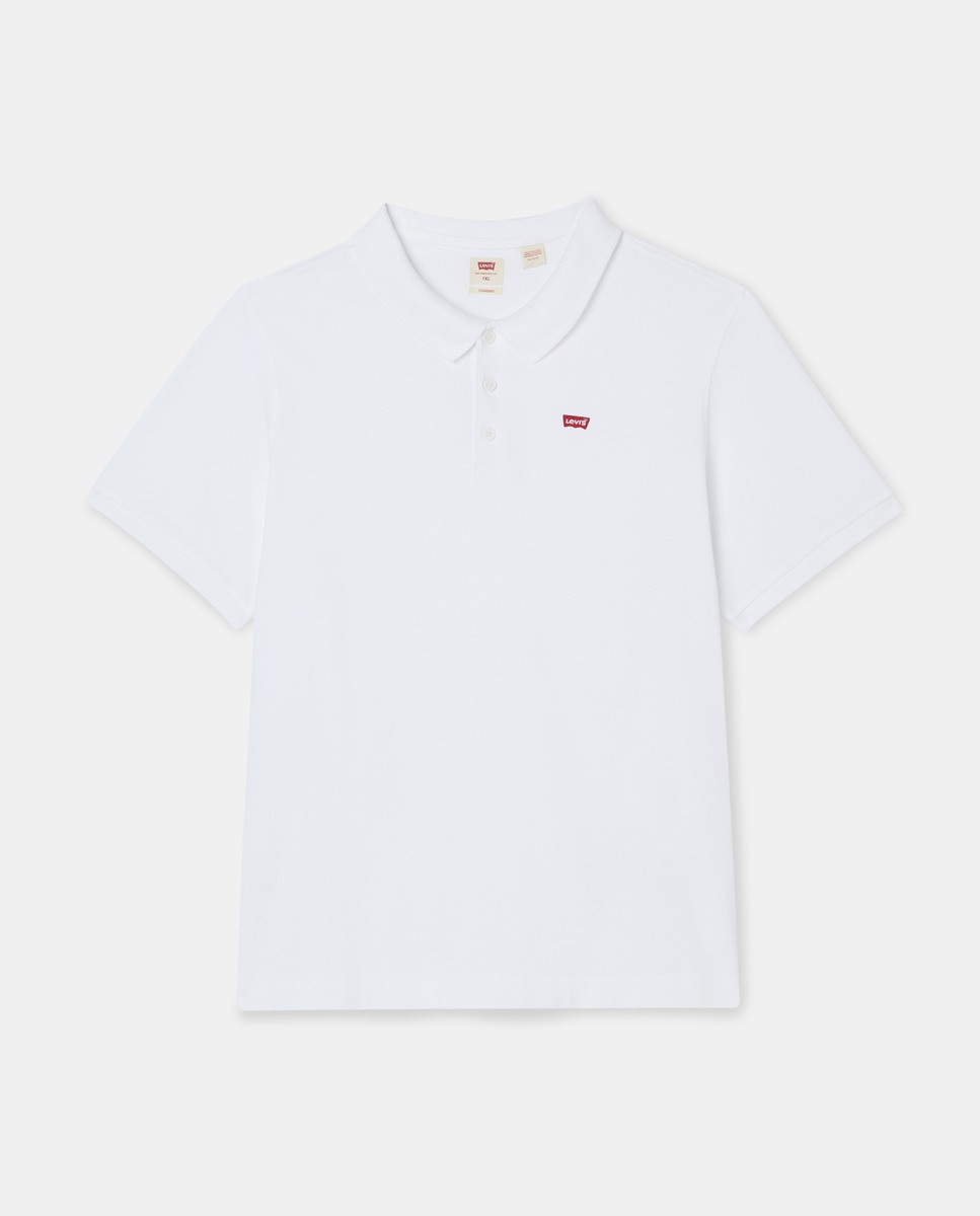 Imagem 0 de Polo Clássico com Manga Curta Tamanhos Grandes - Branco