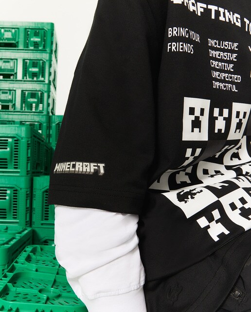 Camiseta de manga corta x Minecraft de hombre · Lacoste · El Corte Inglés