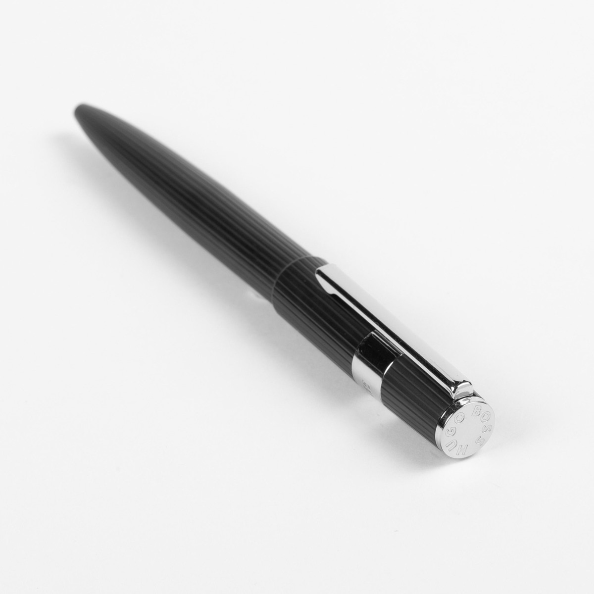 Caneta Esferográfica Gear Pinstripe - Preto/Cromado 3