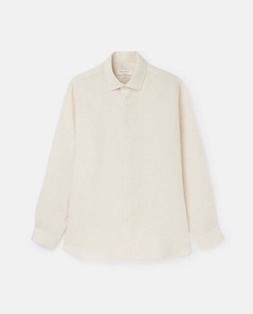 Camisa de lino de hombre classic lisa · Emidio Tucci · El Corte Inglés