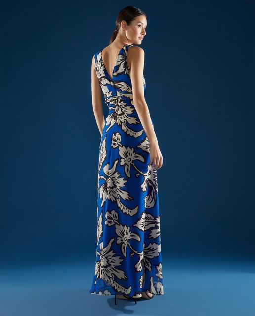 Vestido largo con torera estampado floral · Woman Fiesta El Corte Inglés · El  Corte Inglés