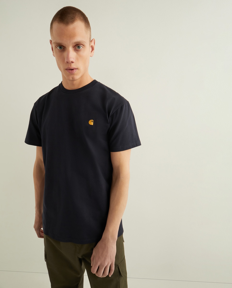 Imagen 3 de Camisetas de hombre S/S Chase T-Shirt - Carhartt WIP - Azul Azul