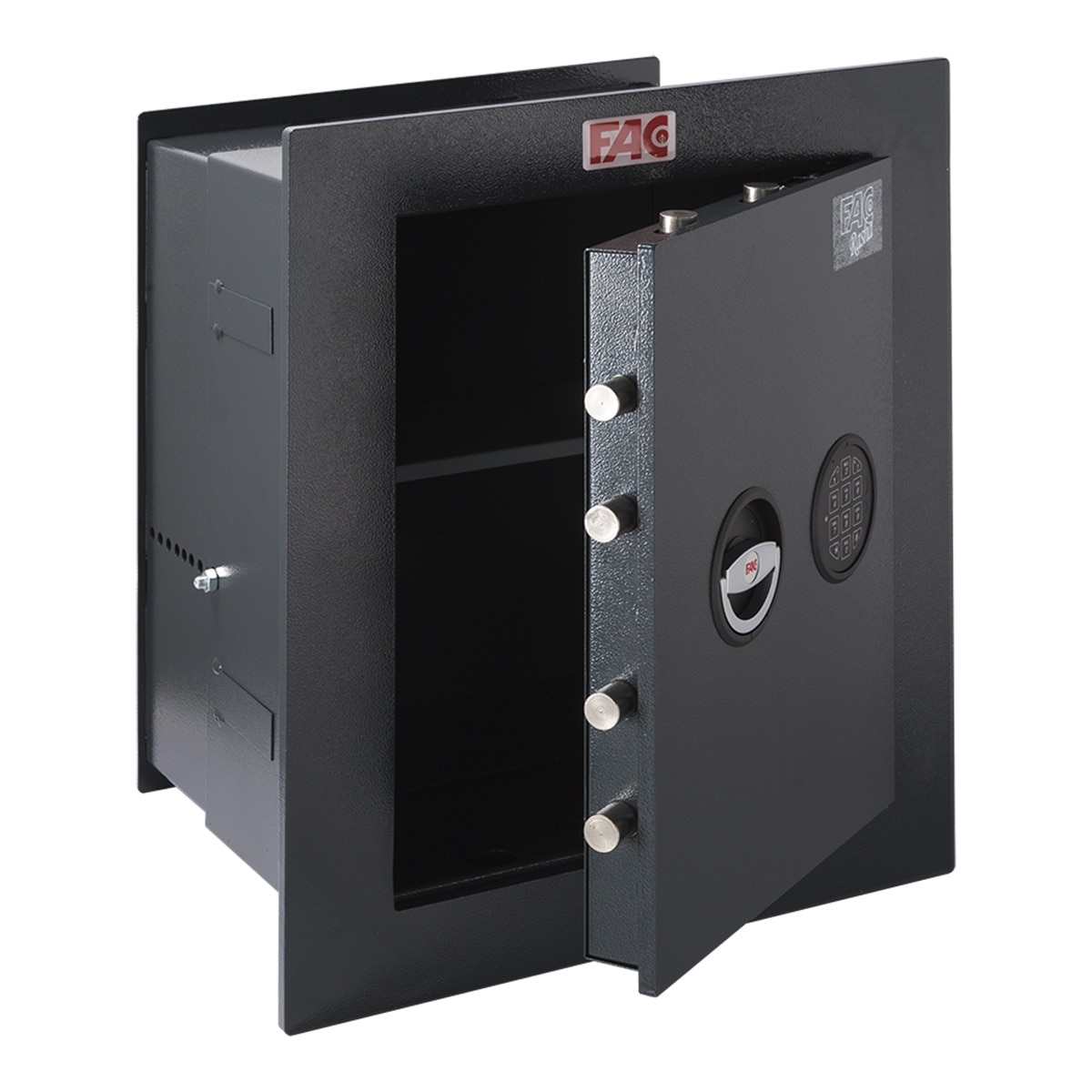 Caja Fuerte de Empotrar 104-E Rasha Telescópica Gris Antracita-2