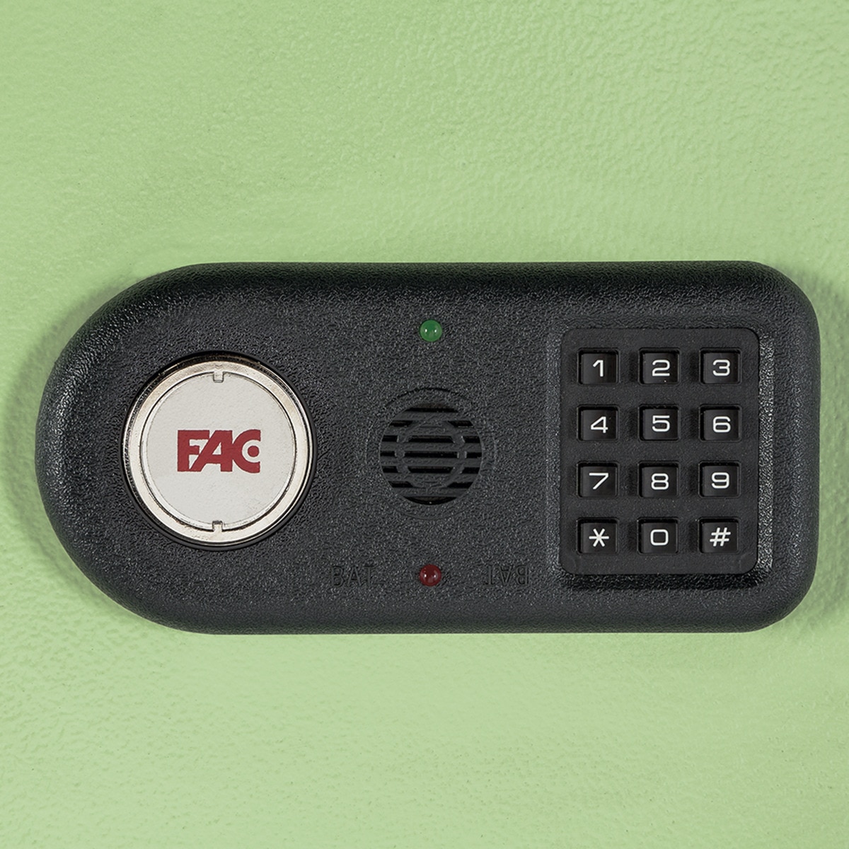 Caja Fuerte de Empotrar Evolución 101 IES con Sistema Integral Gris oscuro / Verde-3