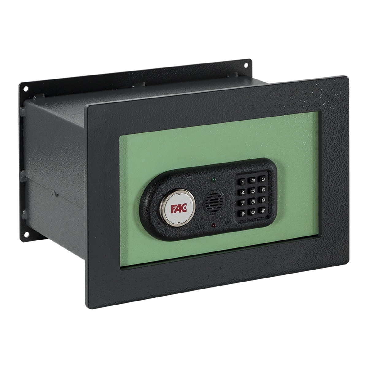 Caja Fuerte de Empotrar Evolución 101 IES con Sistema Integral Gris oscuro / Verde-1