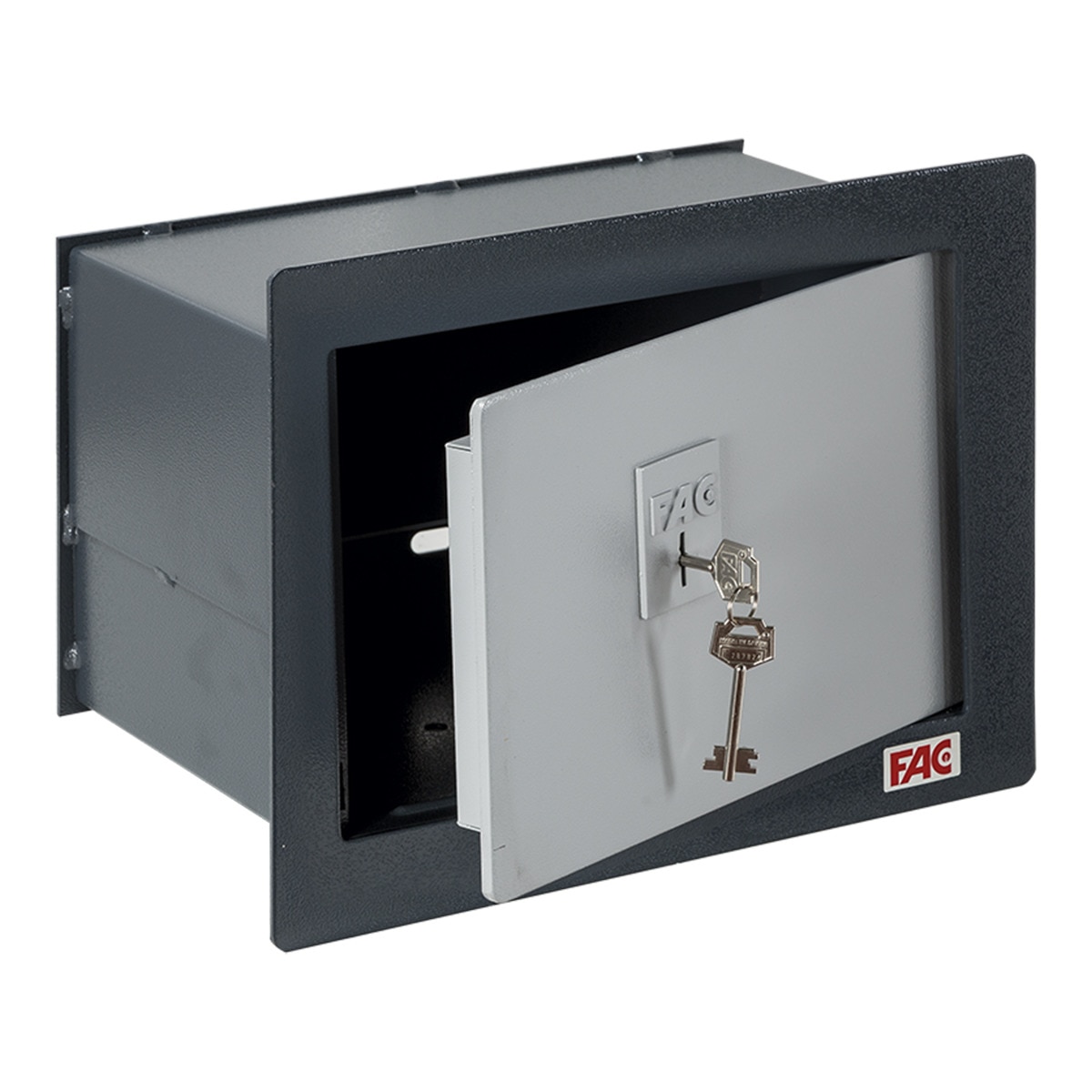 Caja Fuerte de Empotrar a Pared 102-ILL con Sistema Integral Gris-2