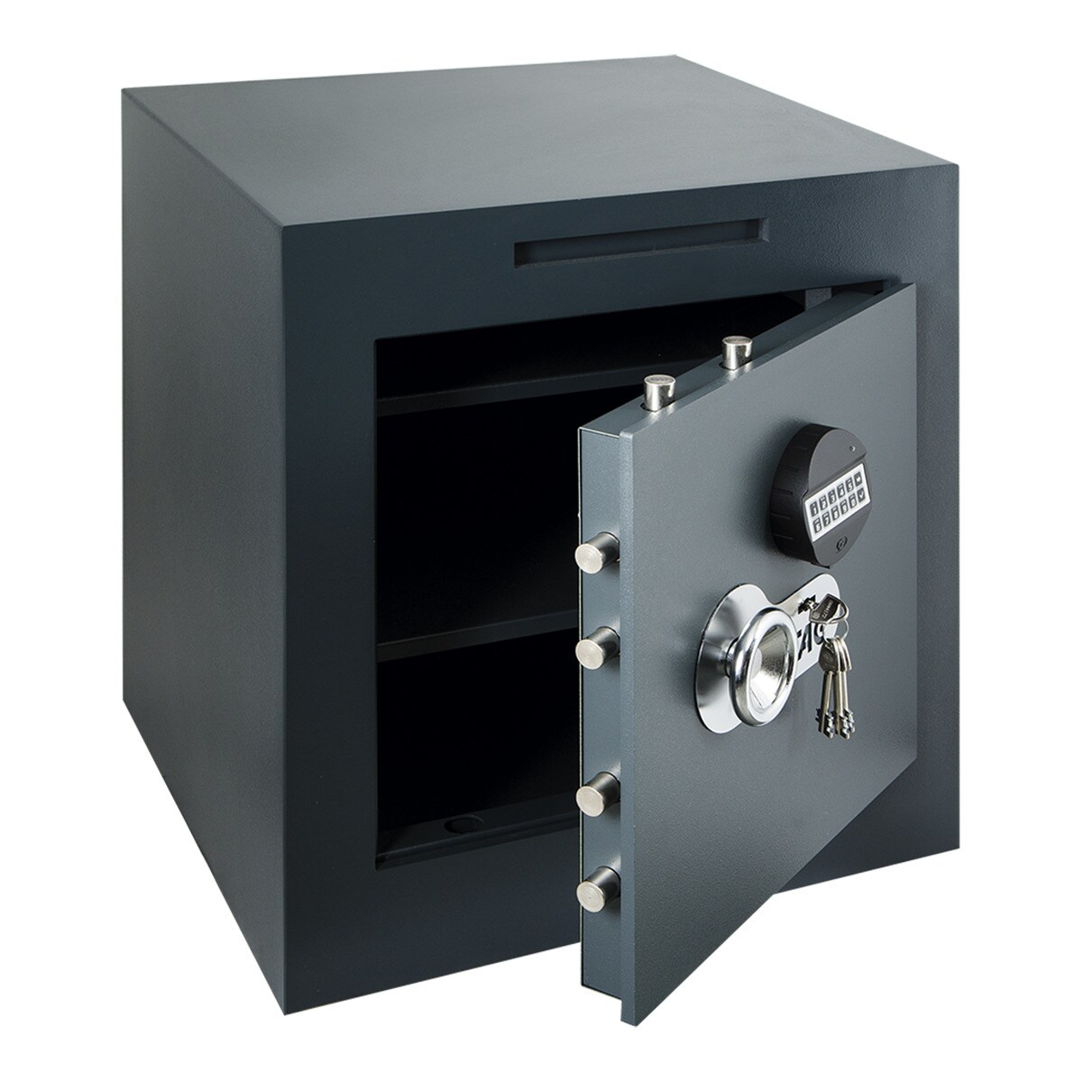 Caja Fuerte de Sobreponer 156 ES B Profesional con Buzón Gris Antracita-2