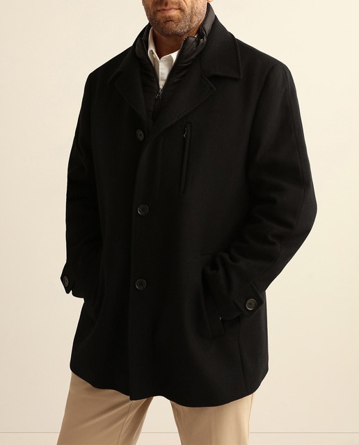 Imagen 0 de Chaquetón de hombre azul con tres bolsillos tallas grandes