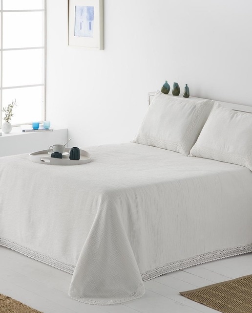 Imagen 0 de Colcha Edesa blanca