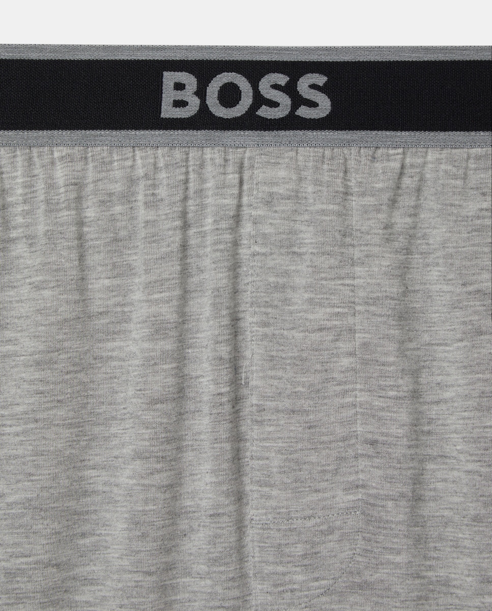 Calções de pijama de micro modal cinzento-claro Cinzento-claro-5