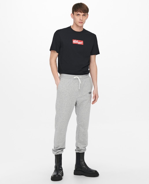 Pantalón deportivo largo de hombre · Only \u0026 Sons · El Corte Inglés