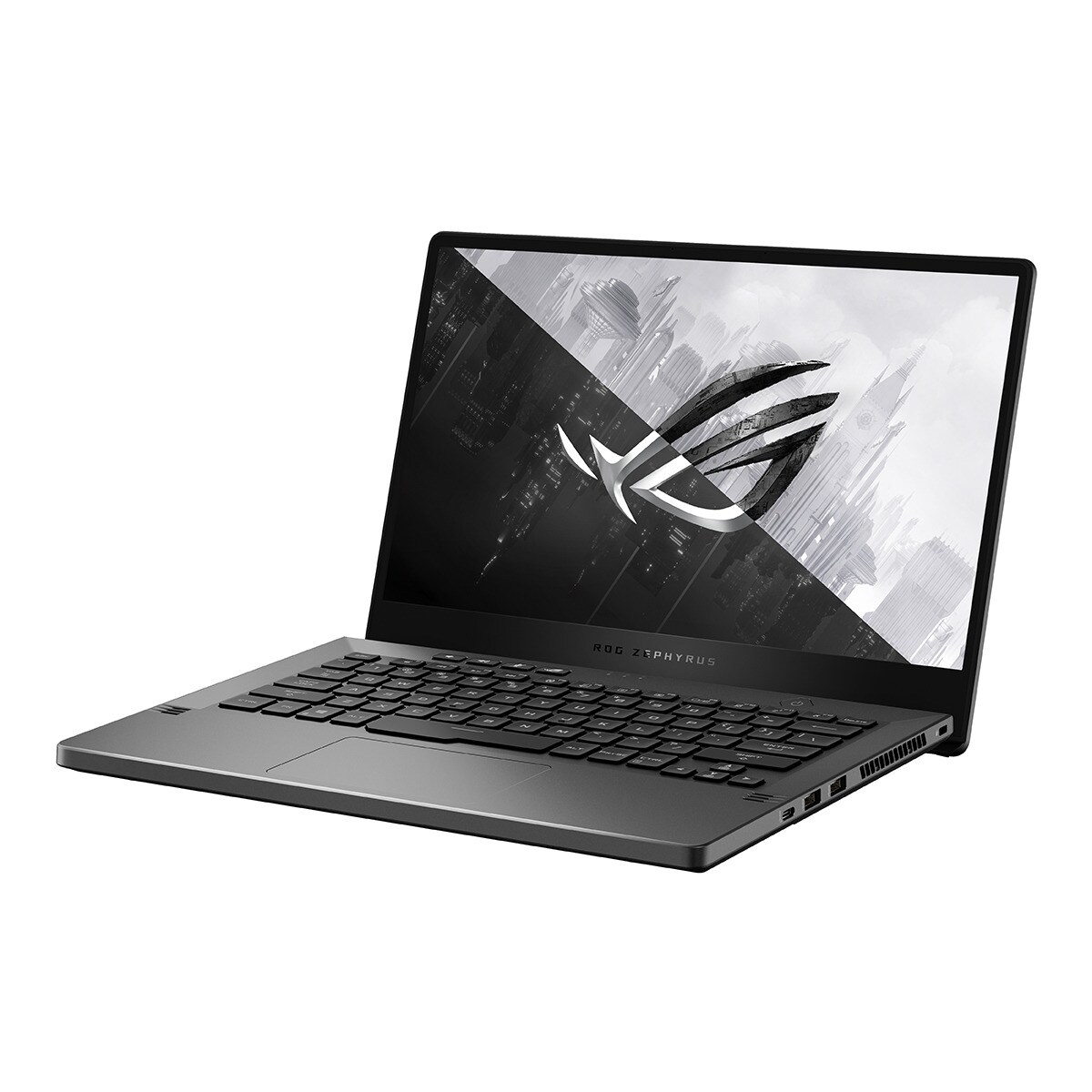 Portátil Gaming ASUS ROG Zephyrus G14 GA401QC-K2175, Ryzen 7, 16GB, 1TB SSD, GeForce RTX 3050 4GB, 14", Sin SO Gris-5