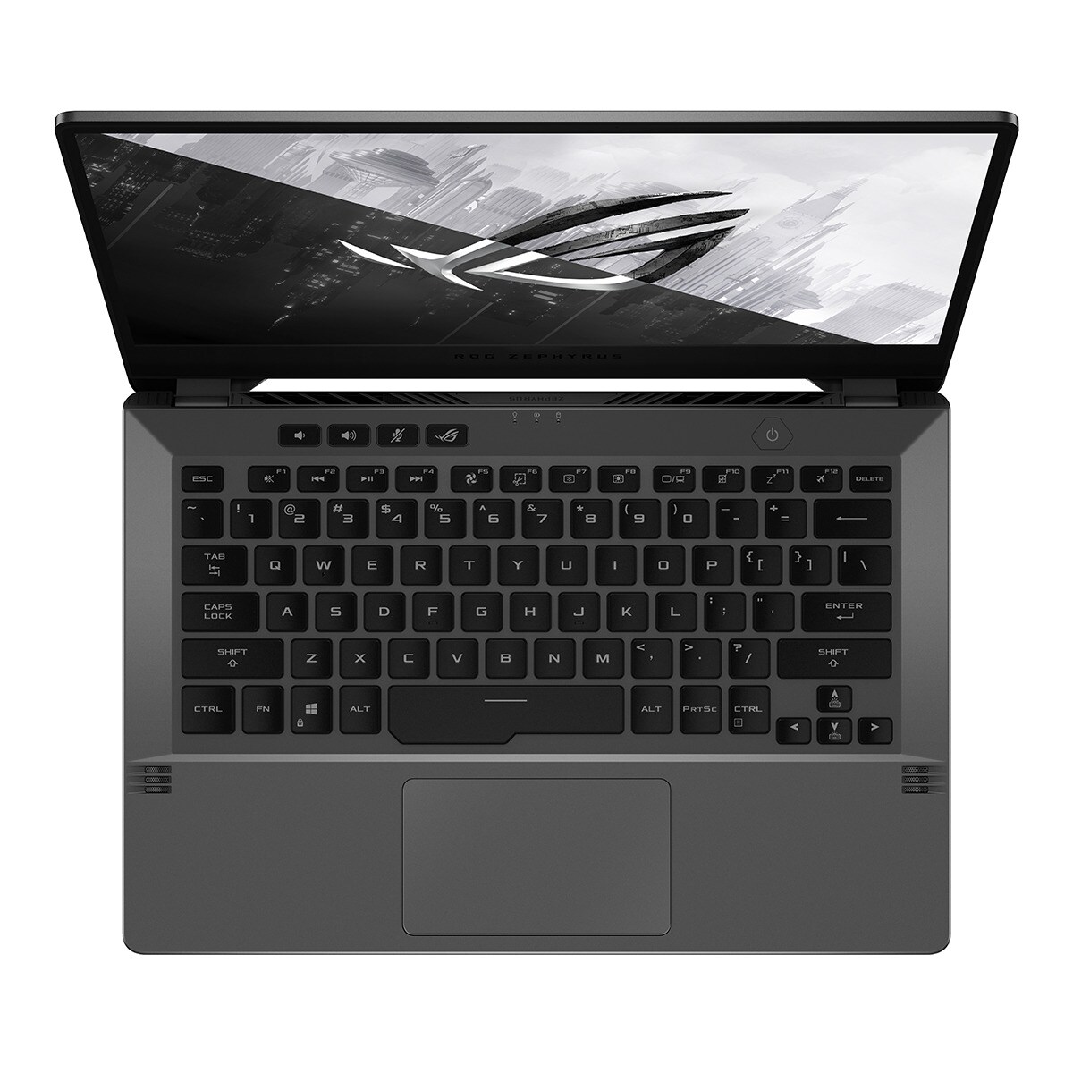 Portátil Gaming ASUS ROG Zephyrus G14 GA401QC-K2175, Ryzen 7, 16GB, 1TB SSD, GeForce RTX 3050 4GB, 14", Sin SO Gris-4