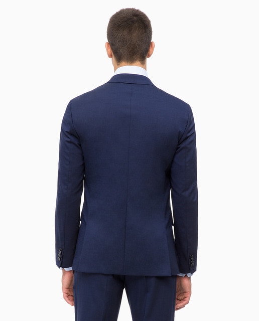 Chaqueta de traje de hombre Calvin Klein regular liso azul · Calvin Klein · El  Corte Inglés