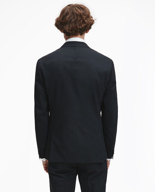 Chaqueta de traje de hombre slim liso negro · Calvin Klein · El Corte Inglés